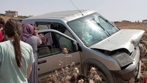 Şanlıurfa'da trafik kazası, 2 yaralı