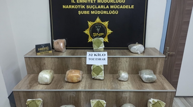 Şanlıurfa'da uyuşturucu operasyonu