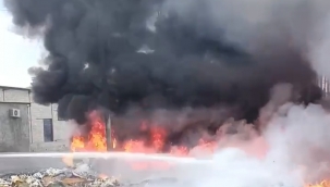 Şanlıurfa Eski Sanayi Sitesinde Korkutan Yangın