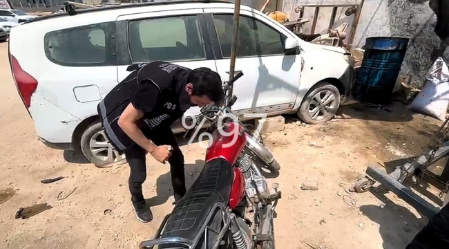Suruç'ta çalıntı 28 motosiklet ele geçirildi