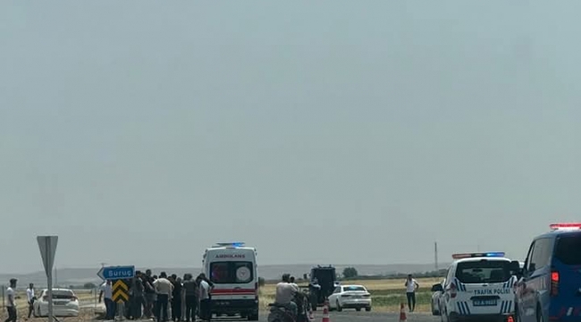 Suruç'ta otomobil ile motosiklet çarpıştı, 2 yaralı 