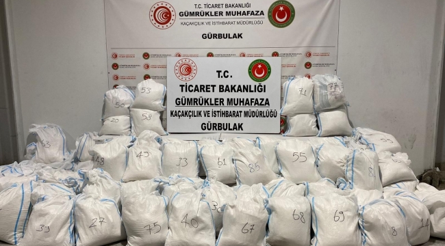 Ticaret Bakanlığı, Gürbulak'ta Tek Seferde 1 Ton 870 Kg Uyuşturucu Ele Geçirdi
