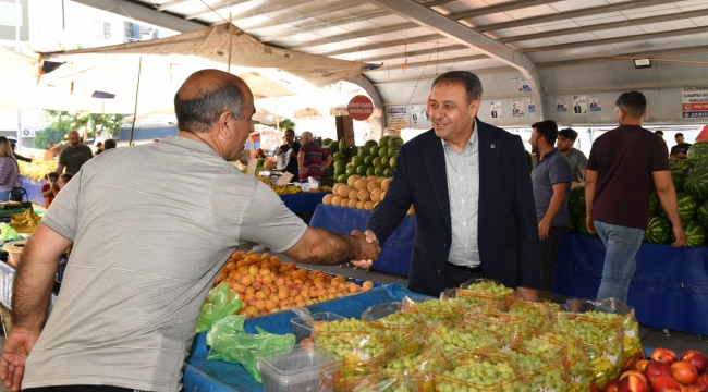 Vali Şıldak, pazar esnafını ziyaret etti  (79 kara