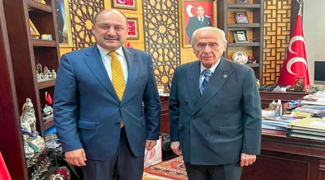 Başkan Gülpınar'dan MHP Genel Başkanı Devlet Bahçeli'ye Ziyaret