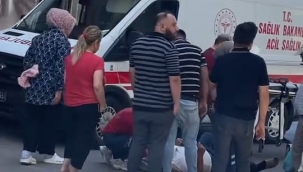 Birecik'te otomobil ile motosiklet çarpıştı