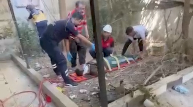 Haliliye'de yüksekten düşen kişi yaralandı 