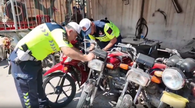 Şanlıurfa'da Dev Operasyon: Çok Sayıda Motosiklet Ele Geçirildi!