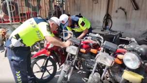 Şanlıurfa'da Dev Operasyon: Çok Sayıda Motosiklet Ele Geçirildi!