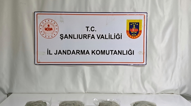 Şanlıurfa'da durdurulan araçta uyuşturucu ele geçirildi