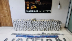 Şanlıurfa'da kaçakçılık operasyonu