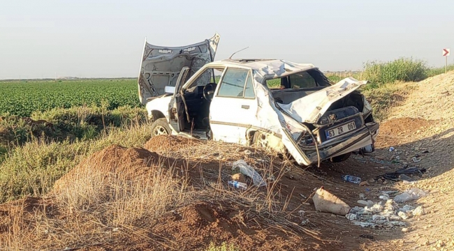 Şanlıurfa'da otomobil şarampole uçtu: 4 Yaralı