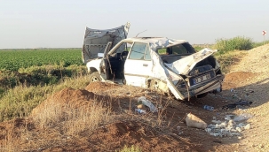Şanlıurfa'da otomobil şarampole uçtu: 4 Yaralı