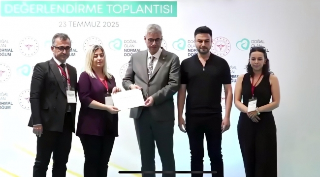 Şanlıurfa İl Sağlık Müdürlüğü'ne "Normal Doğum" Başarısı Ödülü