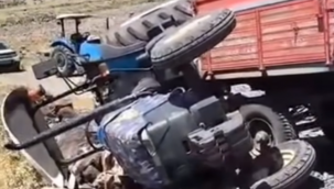 Siverek'te Traktör Devrildi: Sürücü Yaralı!