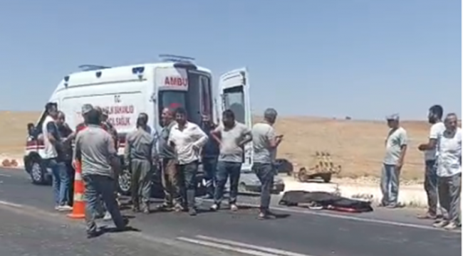 Suruç yolunda feci kaza, 1 ölü