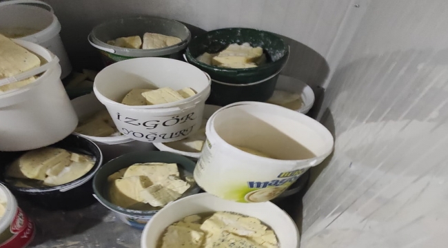 Eyyübiye'de 800 Kilo Süt Ürününe El Konuldu