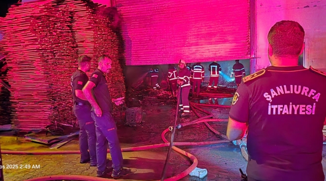 Eyyübiye'de Korkutan Yangın