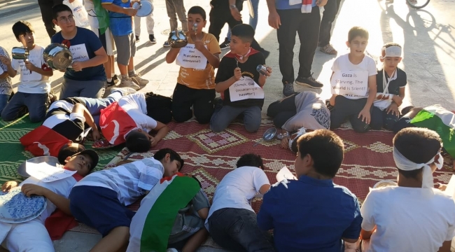 Gazze'nin Acısı Şanlıurfa'da Yankılandı: Çocuklardan Anlamlı Protesto