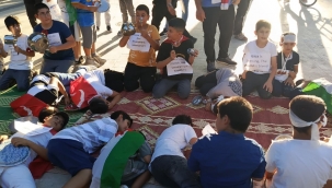 Gazze'nin Acısı Şanlıurfa'da Yankılandı: Çocuklardan Anlamlı Protesto