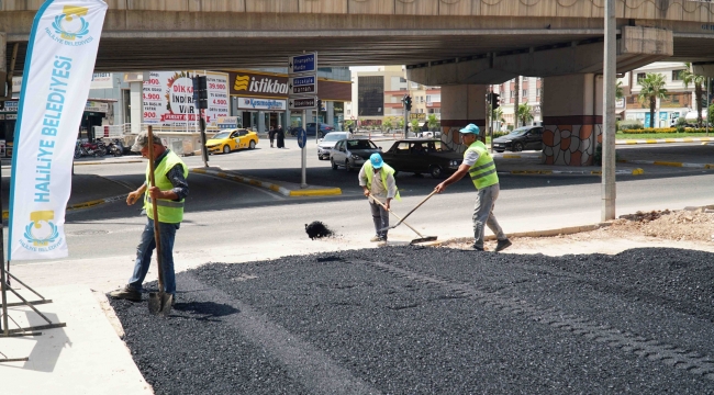 Haliliye Belediyesi'nden Veysel Karani Mahallesine Asfalt Hizmeti