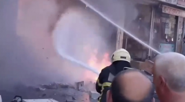 Haliliye'de iş yeri yangını korkuttu 