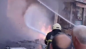 Haliliye'de iş yeri yangını korkuttu 