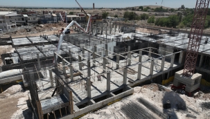Harran Yeni Devlet Hastanesi'nde İnşaat Çalışmaları Hızla Devam Ediyor 