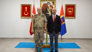 Komutan Aldemir'e Şehit ve Gazi Derneğinden Hayırlı Olsun Ziyareti