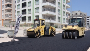 Mehmetçik Mahallesi'nde Asfalt Serimi Devam Ediyor 