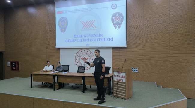 Şanlıurfa'da Güvenlik Personeline Hizmetiçi Eğitim Programı Düzenlendi