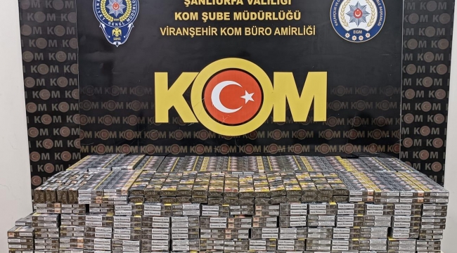 Şanlıurfa'da Kaçak Sigara Operasyonu: 55 Bin Paket Ele Geçirildi, 10 Gözaltı