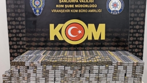 Şanlıurfa'da Kaçak Sigara Operasyonu: 55 Bin Paket Ele Geçirildi, 10 Gözaltı