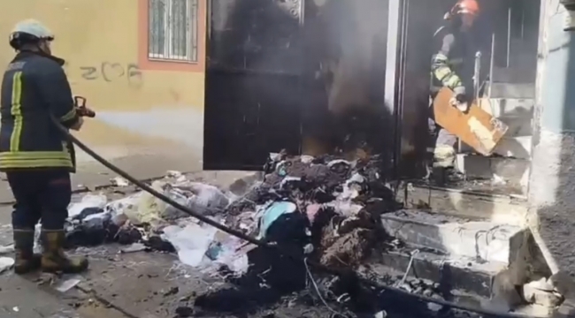 Şanlıurfa'da korkutan yangın 