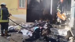 Şanlıurfa'da korkutan yangın 