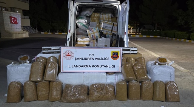 Şanlıurfa Jandarması Durdurdu: Kaçakçılara Ağır Darbe