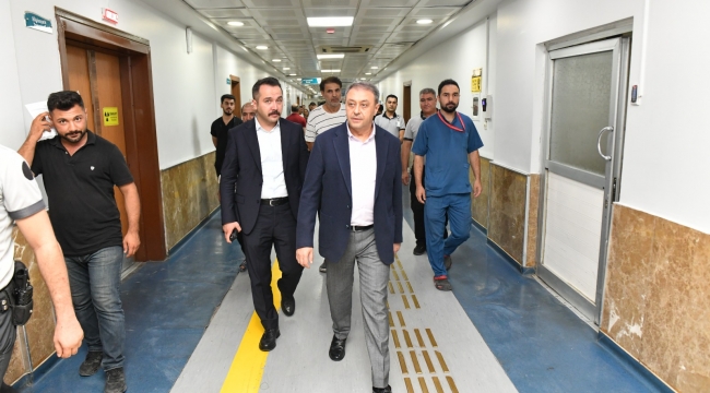 Vali Şıldak'tan Gece Mesaisi