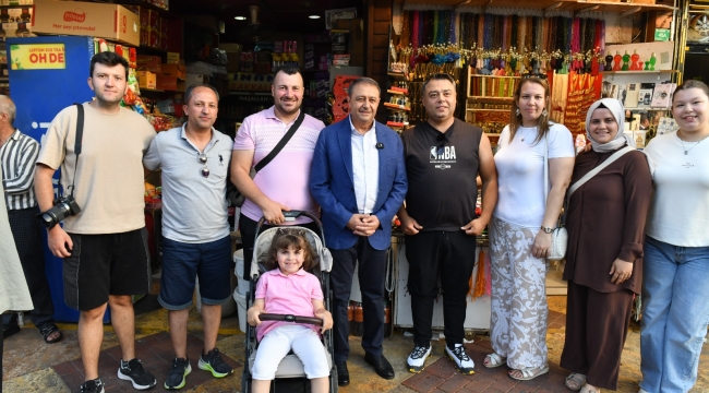 Vali Şıldak'tan Haşimiye Esnafına Ziyaret