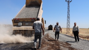 Viranşehir kırsalında 6 kilometrelik sathi asfalt 