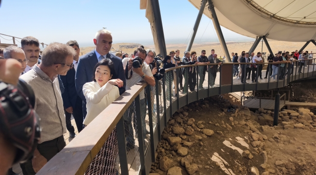 Bakan Ersoy ve Prenses Akiko Mikasa Tarihin Sıfır Noktası Göbeklitepe'de