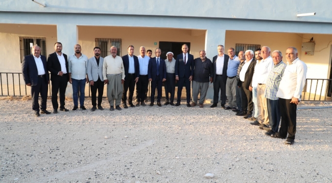  Başkan Kuş ve Milletvekili Dusak Eyyübiye Kırsal Mahallelerinde Halkla Buluştu