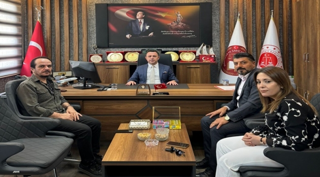 Birecikli Gazetecilerden Cumhuriyet Başsavcısı Emre Us'a Ziyaret