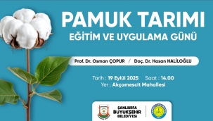 Büyükşehir'den Pamuk Çiftçilerine Eğitim Ve Uygulama Günü
