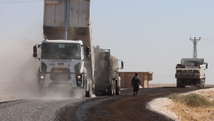 Büyükşehir, Harran'da Yol Konforunu Artırıyor