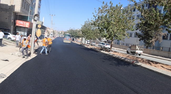 Eyyübiye'de Altyapısı Tamamlanan Yollar Asfaltlanıyor
