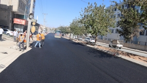 Eyyübiye'de Altyapısı Tamamlanan Yollar Asfaltlanıyor