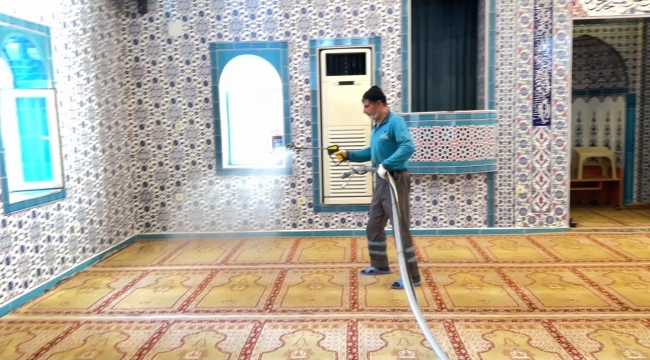 Eyyübiye'de Periyodik Cami Temizlikleri Devam Ediyor
