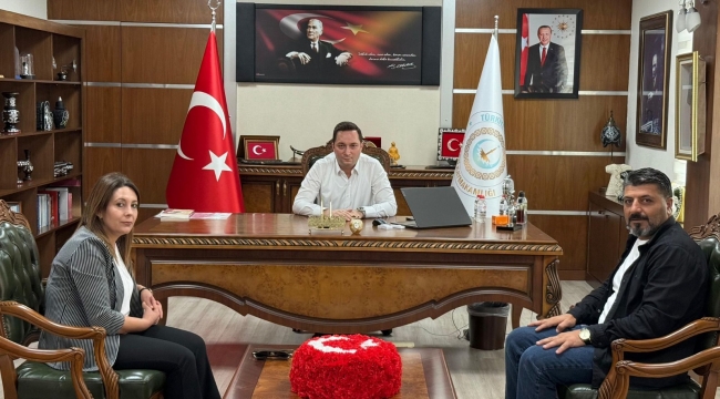 Halfeti Kaymakamı Sinan Korkmaz'a Ziyaret