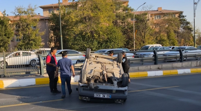 Haliliye'de Feci Kaza: Araç Takla Attı, Sürücü Yaralandı