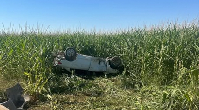 Harran'da Otomobil Tekneye Çarptı, 1 Ölü 1 Yaralı!