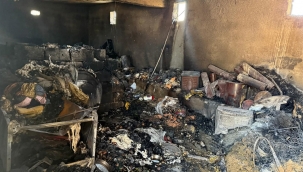 Hilvan'da Ev Yangını